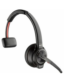 HP Inc. Poly Savi 8210-M Headset - Mono - Wireless - DECT - 590.6 ft - Over-the-head - Monaural - Ear-cup - Noise Cancelling Mic