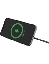 Belkin Portable Wireless Charger Pad with MagSafe 15W - Compact, MagSafe Technology, Pop-up Stand