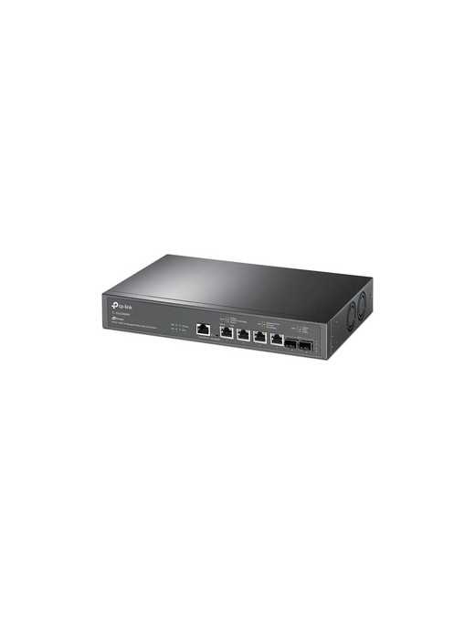 Tp Link TP-Link JetStream 6-Port 10GE L2+ Managed Switch with 4-Port PoE++ - 6 Ports - Manageable - 10 Gigabit Ethernet - 10GBas