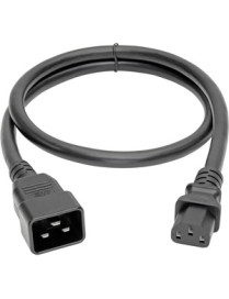 Tripp Lite 3ft PDU Power Cord Cable C13 to C20 Heavy Duty 15A 12AWG 3' - For PDU, Computer, Server, UPS, Network Device - 120 V 