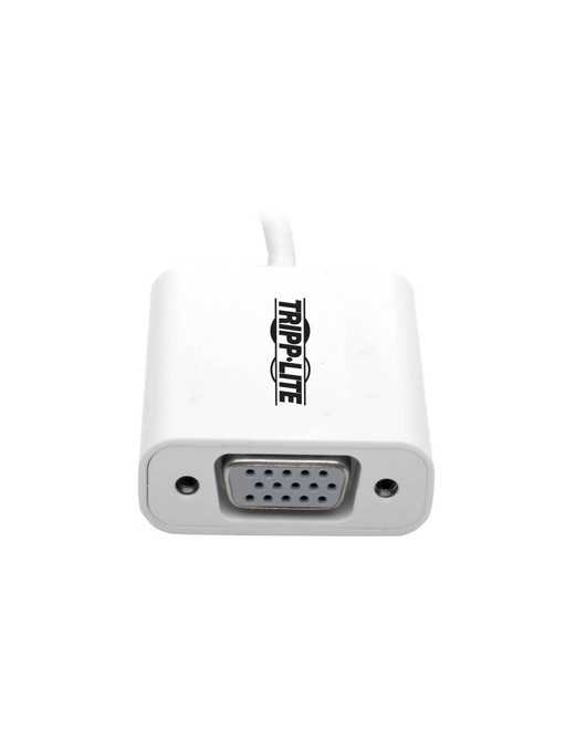 Tripp Lite U444-06N-VGA-AM USB 3.1 Gen 1 USB-C to VGA Adapter (M/F) - 6" USB/VGA Video Cable for Smartphone, Chromebook, Project