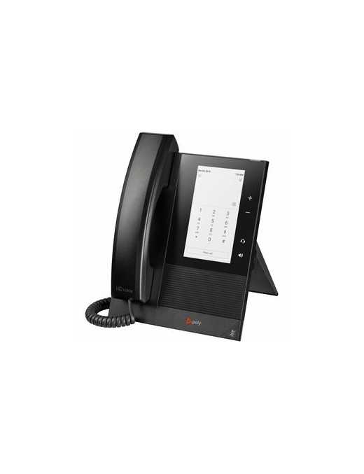 HP Inc. Poly CCX 400 IP Phone - Corded - Corded - Desktop, Wall Mountable - Black - 24 x Total Line - VoIP - 5" LCD - 2 x Networ