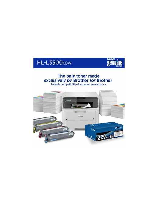 Brother HL-L3300CDW Wireless Laser Multifunction Printer - Color - 1 Each - For Plain Paper Print