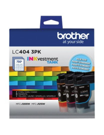 Brother INKvestment LC4043PK Original Standard Yield Inkjet Ink Cartridge - Cyan, Magenta, Yellow - 3 Pack - 750 Pages (Per Cart