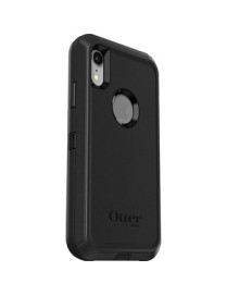 OtterBox Defender Rugged Carrying Case (Holster) Apple iPhone XR Smartphone - Black - Anti-slip, Dirt Resistant Port, Dust Resis