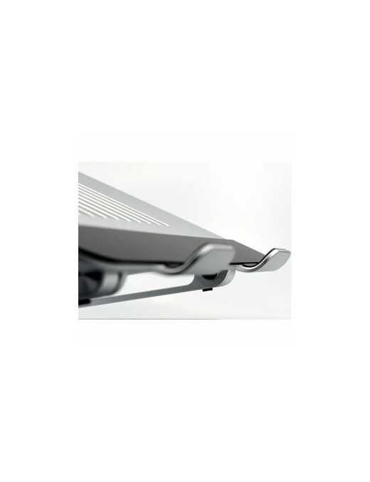 Amer Networks Amer Mounts Notebook Stand - Up to 15.6" Screen Support - Aluminum Alloy - Silver