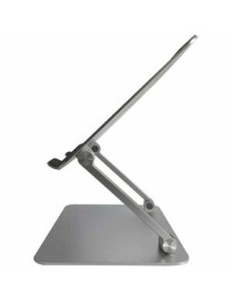 Amer Networks Amer Mounts Notebook Stand - Up to 15.6" Screen Support - Aluminum Alloy - Silver