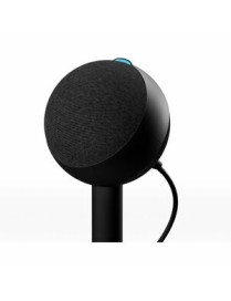 Logitech Blue Yeti Condenser Microphone for Gaming, Live Streaming - Black - 70 Hz to 20 kHz - Cardioid - Desktop - USB Type C