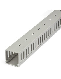 StarTech.com Cable Management Raceway with Cover 2"(50mm)W x 2"(50mm)H, 6.5ft(2m) length, 3/8"(8mm) Slots, Wall Wire Duct, UL Li