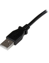 StarTech.com 2m USB 2.0 A to Right Angle B Cable - M/M - Connect hard-to-reach USB 2.0 peripherals, for installation in narrow s
