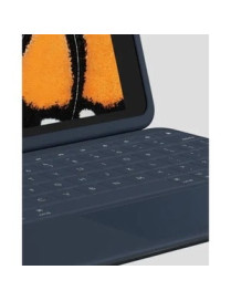 Logitech Rugged Combo 3 Rugged Keyboard/Cover Case Apple iPad (8th Generation), iPad (7th Generation) Tablet - Blue - Pry Resist