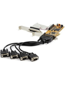 StarTech.com 8-Port PCI Express RS232 Serial Adapter Card -PCIe to Serial DB9 Controller 16C1050 UART - Low Profile - 15kV ESD -