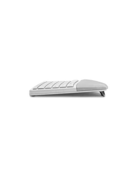 Kensington Pro Fit Ergo Wireless Keyboard and Mouse-Gray - USB Wireless Bluetooth/RF 4.0 Keyboard - Gray - USB Wireless Bluetoot