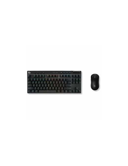 Logitech G PRO X TKL Gaming Keyboard - Wireless Connectivity - Bluetooth - 32.81 ft (10000 mm) - 2.40 GHz - USB 2.0 Interface - 