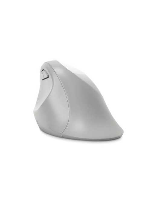 Kensington Pro Fit Ergo Wireless Mouse-Gray - Wireless - Bluetooth/Radio Frequency - 2.40 GHz - Gray - USB - 1600 dpi - 5 Button