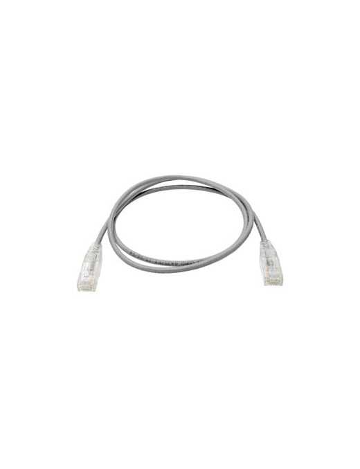 Tripp Lite by Eaton Cat6 UTP Patch Cable (RJ45) - M/M, Gigabit, Snagless, Molded, Slim, Gray, 3 ft. - 3 ft Category 6 Network Ca