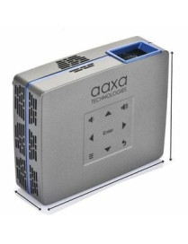 AAXA Technologies SLC450 Short Throw LED Projector - 16:9 - Portable - Silver Gray - High Dynamic Range (HDR) - 1920 x 1080 - Fr