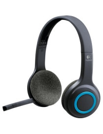 Logitech H600 Headset - Stereo - Wireless - 32.8 ft - Over-the-head - Binaural - Ear-cup - Noise Cancelling Microphone - Noise C