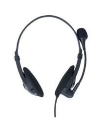 Verbatim Stereo Headset with Microphone and In-Line Remote - Stereo - USB Type A - Wired - 32 Ohm - 20 Hz - 20 kHz - Over-the-he
