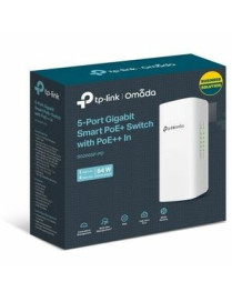 Tp Link TP-Link Omada 5-Port Gigabit Smart Switch with 1-Port PoE++ In and 4-Port PoE+ Out - 5 Ports - Manageable - Gigabit Ethe