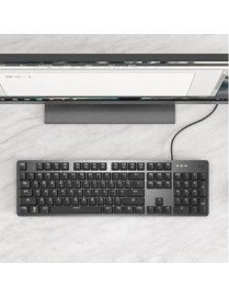 Logitech K845 Mechanical Illuminated Corded Aluminum Keyboard (TTC Brown) - Brown Box - Cable Connectivity - USB Interface - Eng