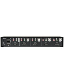 Tripp Lite 4-Port HDMI/USB KVM Switch with Audio/Video and USB Peripheral Sharing - 4 Computer(s) - 1 Local User(s) - 1920 x 120