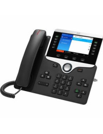 Cisco 8851 IP Phone - Corded/Cordless - Corded - Bluetooth - Desktop, Wall Mountable - Charcoal - 5 x Total Line - VoIP - User C