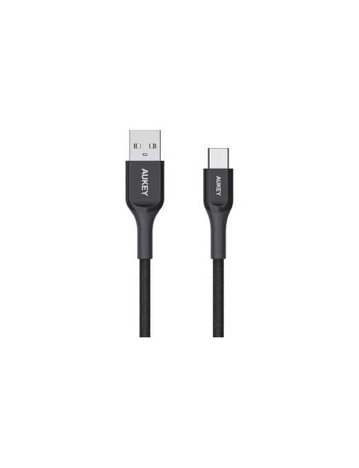 Eva Groups AUKEY USB-A to USB-C Charging and Data Cable - 3.9 ft USB/USB-C Data Transfer Cable for Smartphone, MacBook, Chromebo